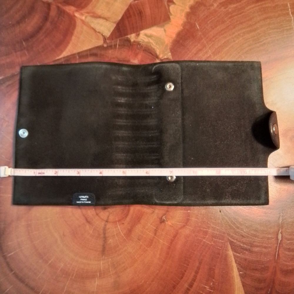 Hermes Ulysse PM Mini Notebook Cover In Togo Calfskin Leather Noir - Picture 6 of 16
